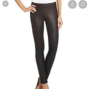 Gianni Bini Harlo Faux Leather Front Leggings NWT